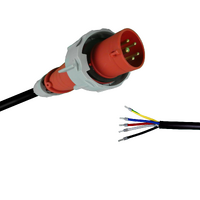 Appliance Lead 5 Pin 16 Amp CEE Form (IEC 60309) Three Phase