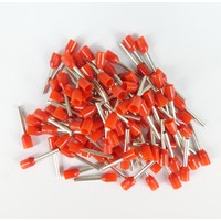 BL010L Boot Lace Pin Ferrule Insulated 1.0x10mm Red 500 Pack