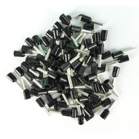 BL015 Boot Lace Pin Ferrule Insulated 1.5x8mm Black 500 Pack