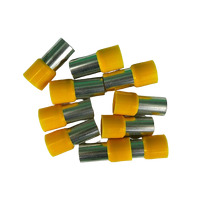 BL700 Boot Lace Pin Ferrule Insulated 70x22mm Yellow 10 Pack