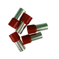 BL900 Boot Lace Pin Ferrule Insulated 90x25mm Red 5 Pack