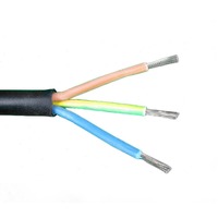 066 Amp Rated H07 Rubber Flexible Cable 2 Core & Earth 10mm 