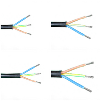 Offcut 1m lengths - H07 Rubber Flexible Cable - Single Phase 3 Core