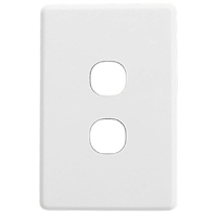 Clipsal Replacement Cover White | Classic Series 2 Gang Light Switch CLIC2032CWE 