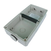 Double Module Mounting Enclosure Base 56 Series Style IP66 Shallow