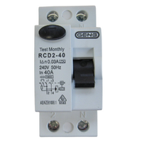 GEN3 RCD2-40 2 Pole 40 Amp Safety Switch RCD/MCB 30mA