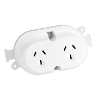 Surface Socket Double 10 Amp 