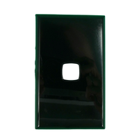 S1C Powerclip 1 Gang Light Switch Black Cover Only