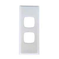 AS2BC Powerclip 2 Gang ARCHITRAVE Grid plate and Cover
