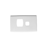 P1DC Powerclip Single Power Point | Double Pole | White Cover