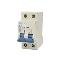 Tesla MCB2P16 Circuit Breaker 16 Amp 250V 2 Pole